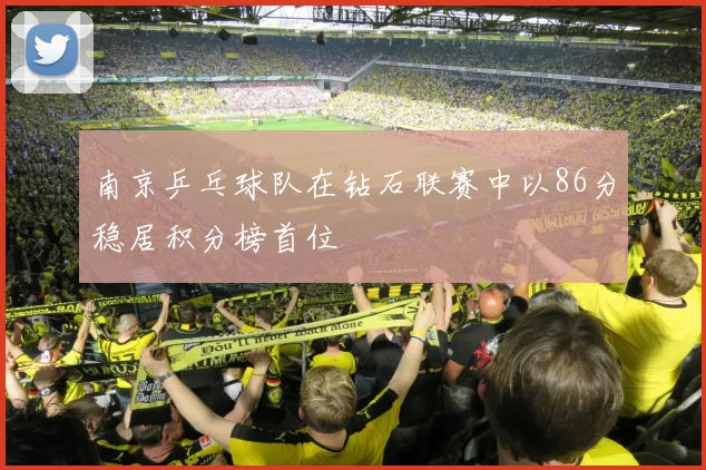 南京乒乓球队在钻石联赛中以86分稳居积分榜首位