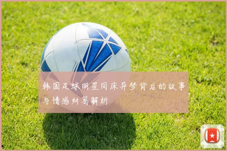 韩国足球明星同床异梦背后的故事与情感纠葛解析